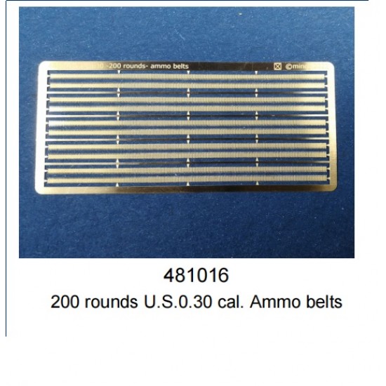 1/35 200 Rounds U.S. 0.30 cal Ammo Belts