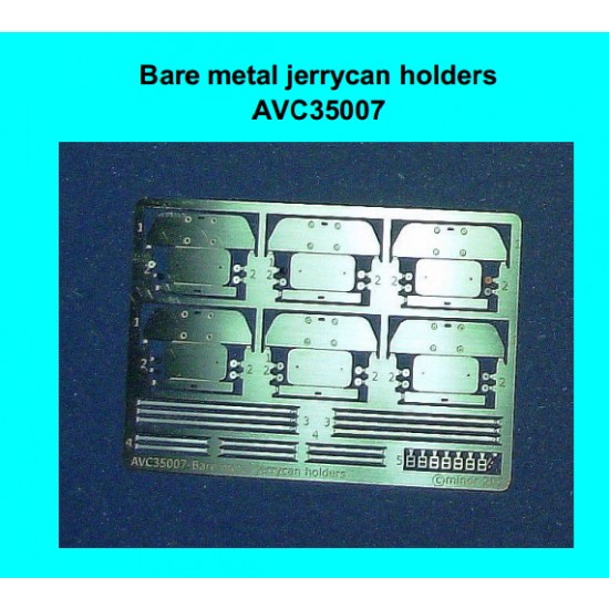 1/35 Jerry Can Holders (bare metal)