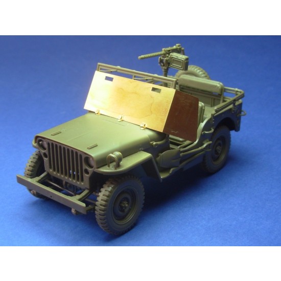 1/35 WWII Jeep Windshield Armour Photo-Etched set (for all kits)