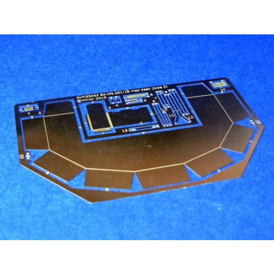 1/35 SdKfz.251/18 Map Desk set Type 2 (incl. Map Case)