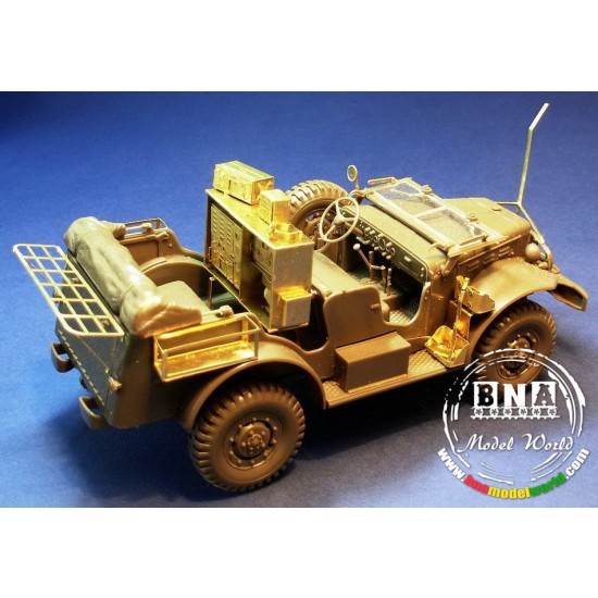1/35 Photo-etched WC-58 Command Car SCR-193 Radio with Cabinet +Accessories