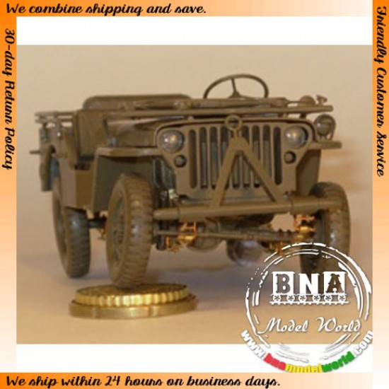1/35 Workable Leaf Springs for Tamiya WWII Jeep