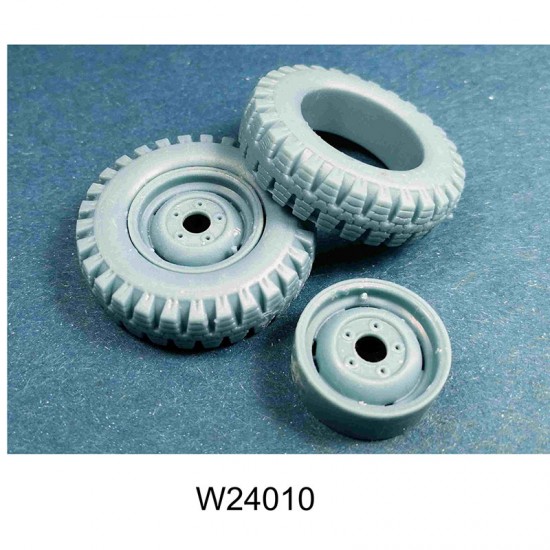 1/24 7.50x16 NATO Spare Wheels for Land Rover (2pcs)
