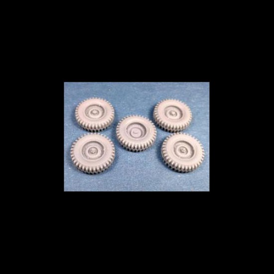 1/35 WWII Jeep 7.50x16 Military Pattern Wheels for Meng kits
