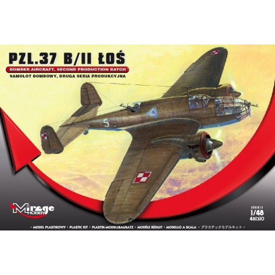 1/48 PZL.37 B/II Los Bomber Aircraft