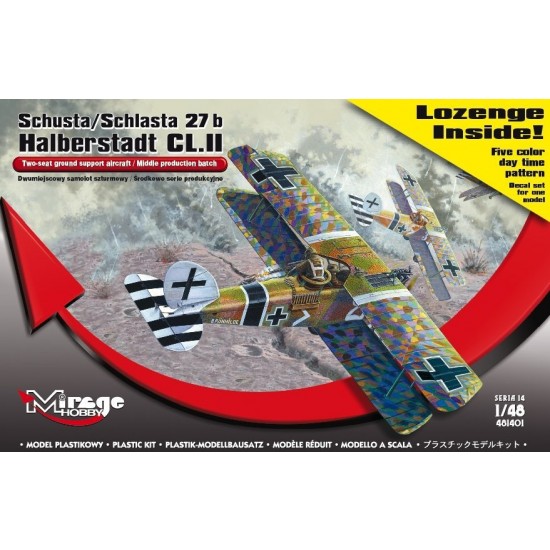 1/48 Schusta/Schlasta 27B Halberstadt Cl.II + Lozenge Set