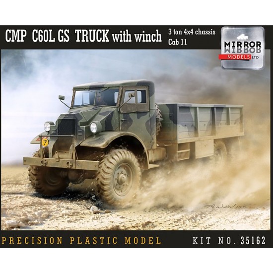 1/35 CMP C60L GS Truck with Winch (3 ton 4x4 Chassis Cab 11)