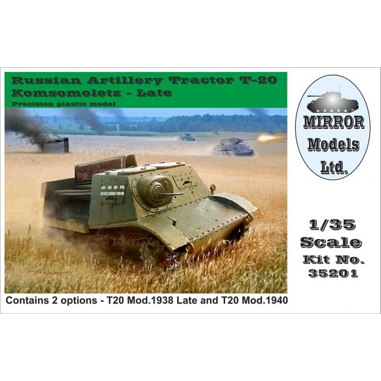 1/35 Russian Artillery Tractor Komsomoletz T-20 Late (Mod.1938 Late / Mod.1940)