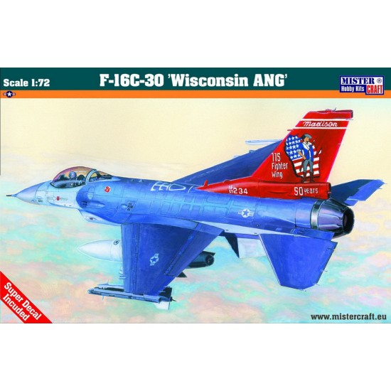 1/72 F-16C-30 "Wisconsin ANG" Fighting Falcon