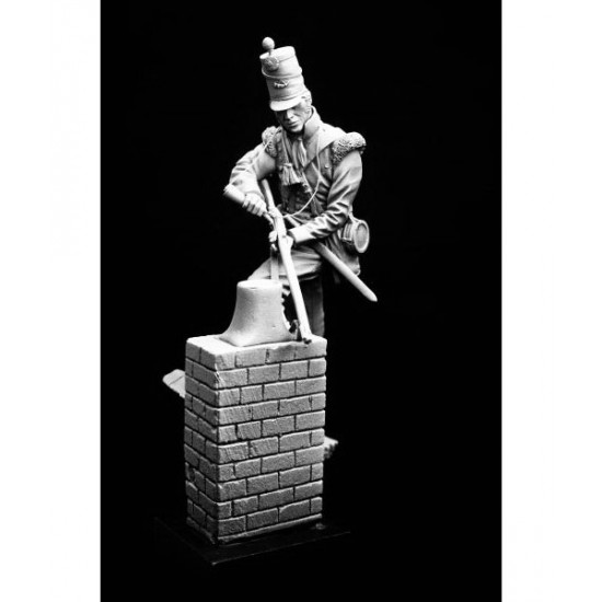 120mm Kings German Legion, Waterloo (1 figure w/diorama)