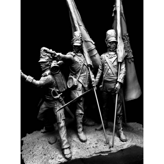75mm Scale Colour Party, Waterloo