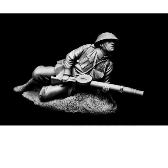 120mm Scale WWI Lewis Gunner