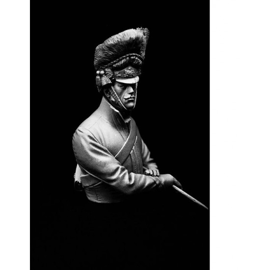200mm bust Officer, Royal Scots Greys