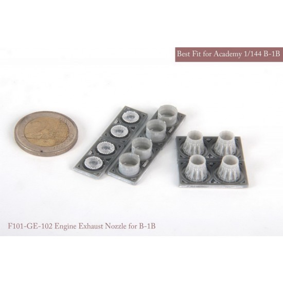1/144 [SE] B-1B GE Exhaust Nozzle & After Burner set (closed) for Academy kits