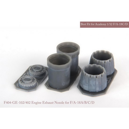 1/32 [SE] F/A-18A/B/C/D Exhaust Nozzle & After Burner set (opened) for Academy kits