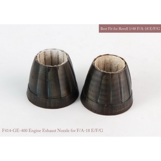 1/48 F/A-18 E/F/G GE Exhaust Nozzle Set for Revell kits (Closed)