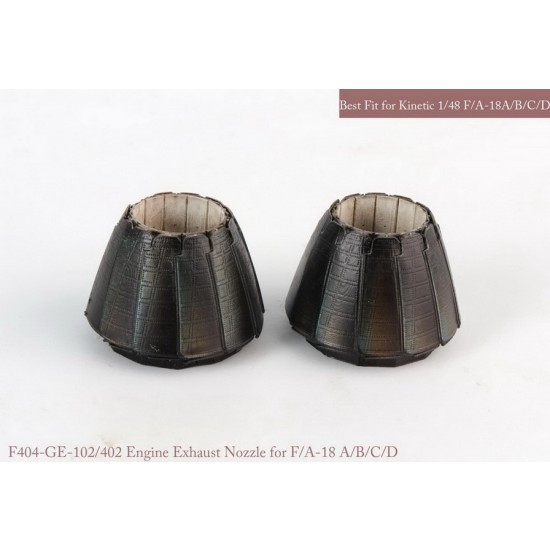1/48 [SE] F/A-18 A/B/C/D GE Exhaust Nozzle set (closed) for Kinetic kits