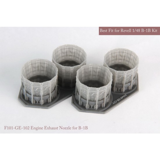 1/48 [SE] B-1B GE Exhaust Nozzle set (opened) for Revell kits