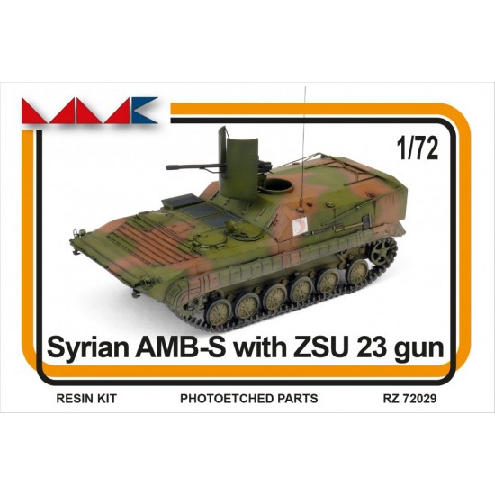 1/72 Syrian AMB-S Armoured Ambulance w/ZSU 23 Gun