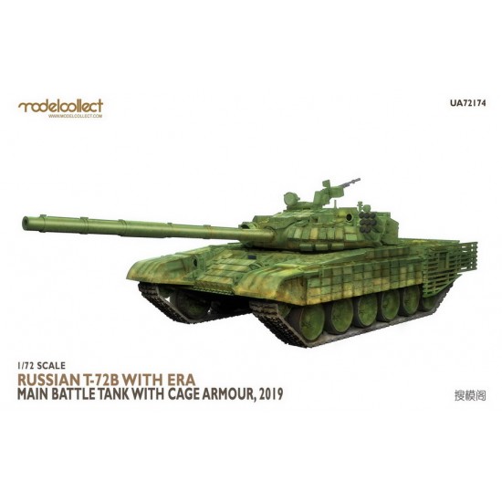 1/72 Russian T-72B ERA Main Battle Tank w/Cage Armour 2019