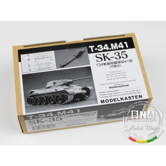 Workable Track Set for 1/35 WWII Soviet T-34 M41 Tank