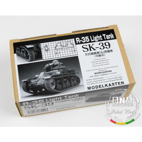 Workable Track Set for 1/35 WWII French Renault R35 Light Tank
