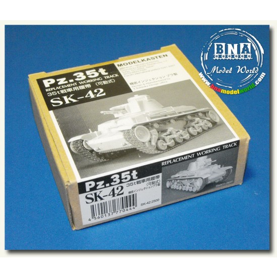 Replacement Workable Track Set for 1/35 Panzer 35(t) 
