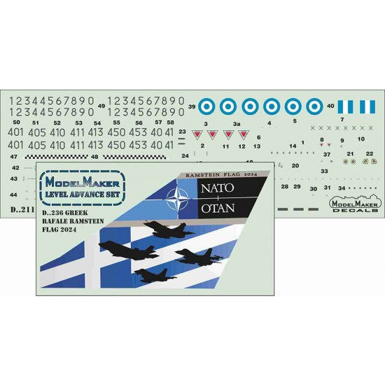 1/48 Greek Rafale Ramstein Flag 2024 Decals