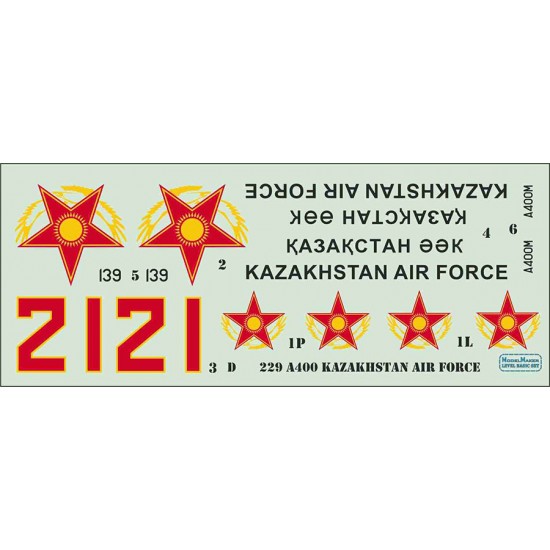 1/72 A400 Kazakhstan AF Decals