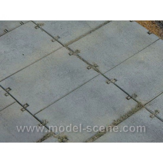 1/120 Concrete Panels Type III. (25.5mm x 17mm)