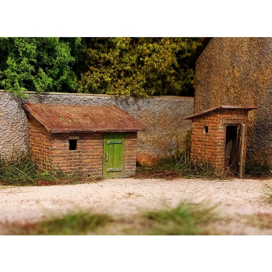 TT Scale Outhouse & Shed