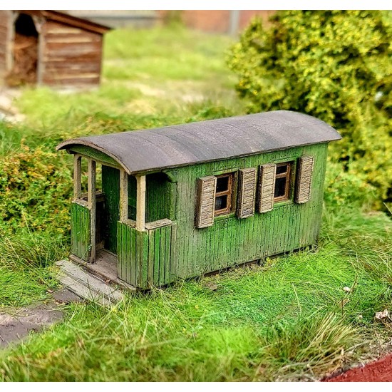 HO Scale Garden Cottage - Old Wagon