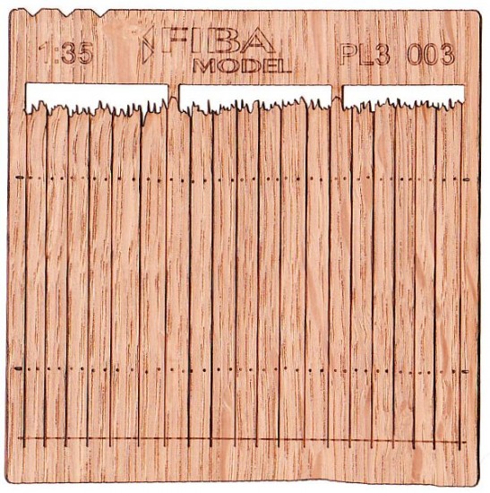 1/32, 1/35 Wooden Fence Type - 3 (laser cut, 2 sheets)
