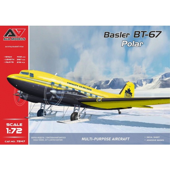 1/72 Basler BT-67 Polar (with snow skis)