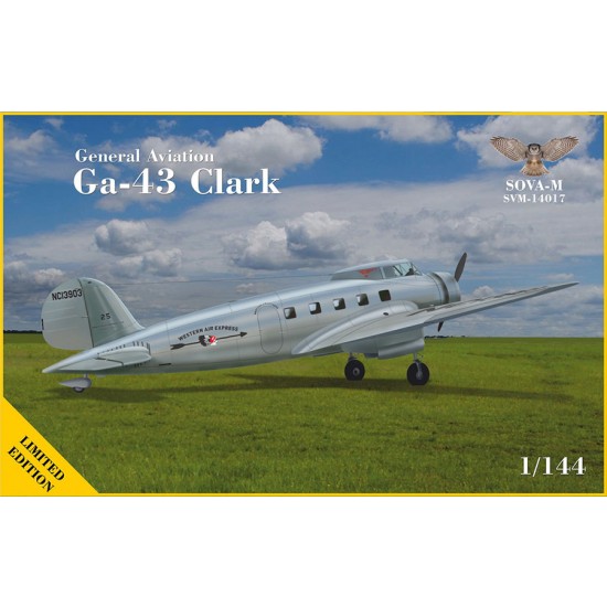 1/144 General Aviation GA-43 Clark Passenger Airplane (Western Air Express)