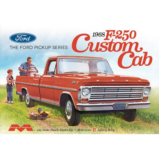 1/25 1968 Ford F-250 Custom Cab Pickup