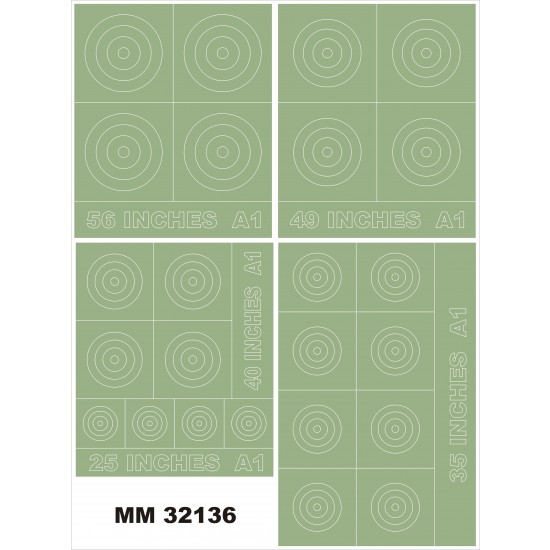 1/32 RAF Roundels Type A1 Paint Mask