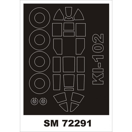 1/72 Ki-102 Randy Paint Mask for Sword Models