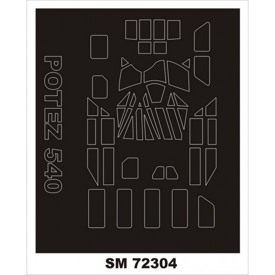 1/72 Potez 540 (Transport) Paint Masks for AZ-Model kits (outside)