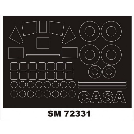 1/72 Casa C.212 Paint Mask for Special Hobby kits (outside)