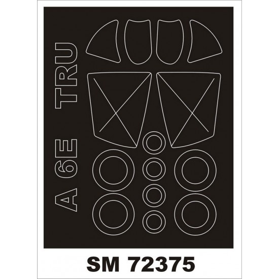 1/72 A-6E Intruder Canopy Masking for Trumpeter Kit (Outside)