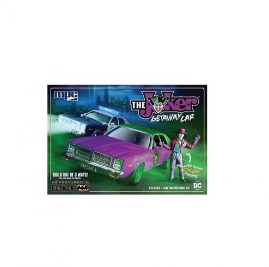 1/25 Batman The Joker Getaway Car Dodge Monaco w/Joker Figure