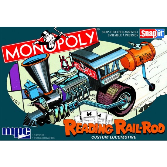 1/25 Monopoly Reading Rail Rod Custom Locomotive (SNAP)