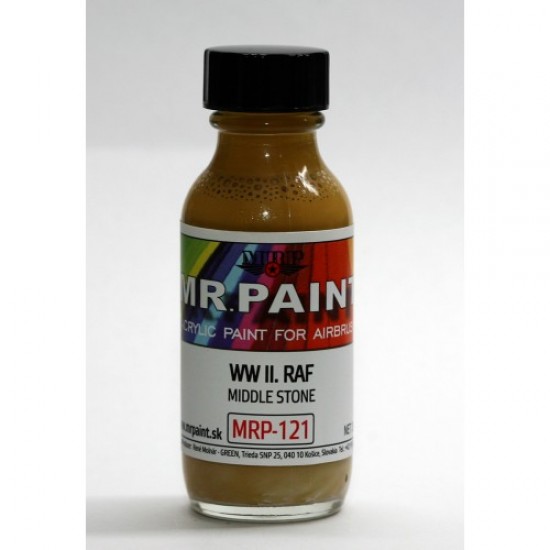 Acrylic Lacquer Paint - WWII RAF - Middle Stone 30ml