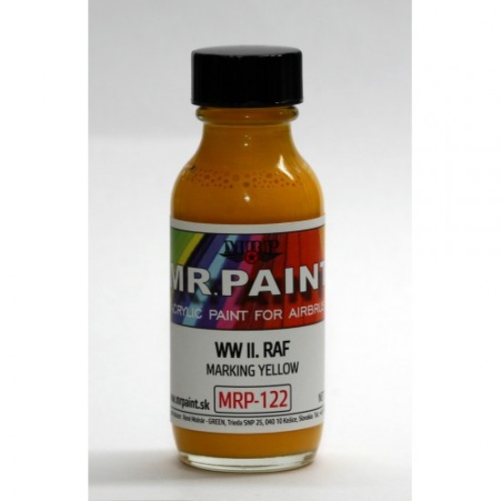 Acrylic Lacquer Paint - WWII RAF - Marking Yellow 30ml