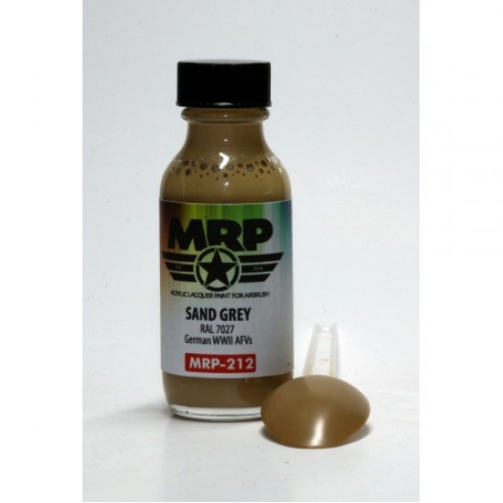 Acrylic Lacquer Paint - Sand Grey (RAL 7027) 30ml