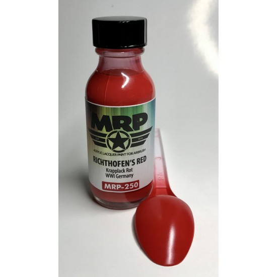 Acrylic Lacquer Paint - Richthofens Red 30ml