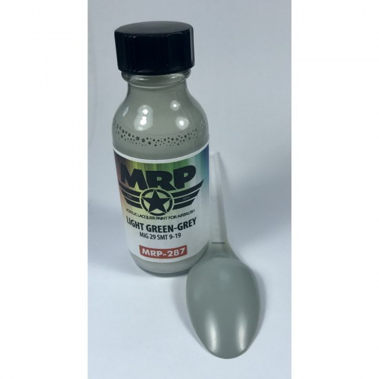 Acrylic Lacquer Paint - Light Green-Grey for Mikoyan MiG-29 SMT Fulcrum 9-19 (30ml)