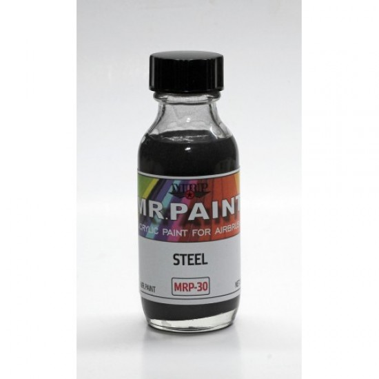 Acrylic Lacquer Paint - Steel 30ml