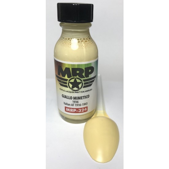 Acrylic Lacquer Paint - Giallo Mimetico 1936 Italian AF 1916-43 30ml
